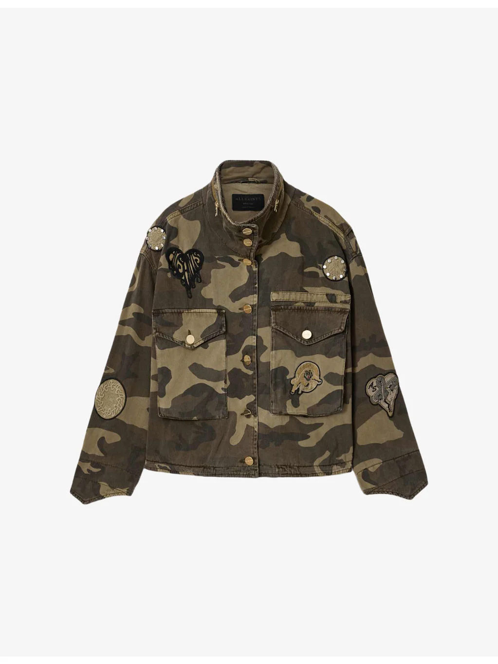 Clay Camouflage Cotton Jacket - 1