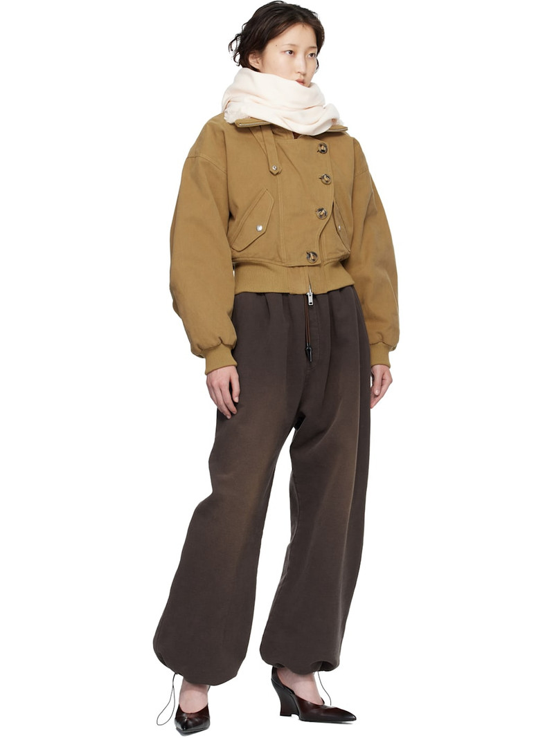 Acne Studios Off-White Fringe Wool Narrow Scarf outlook