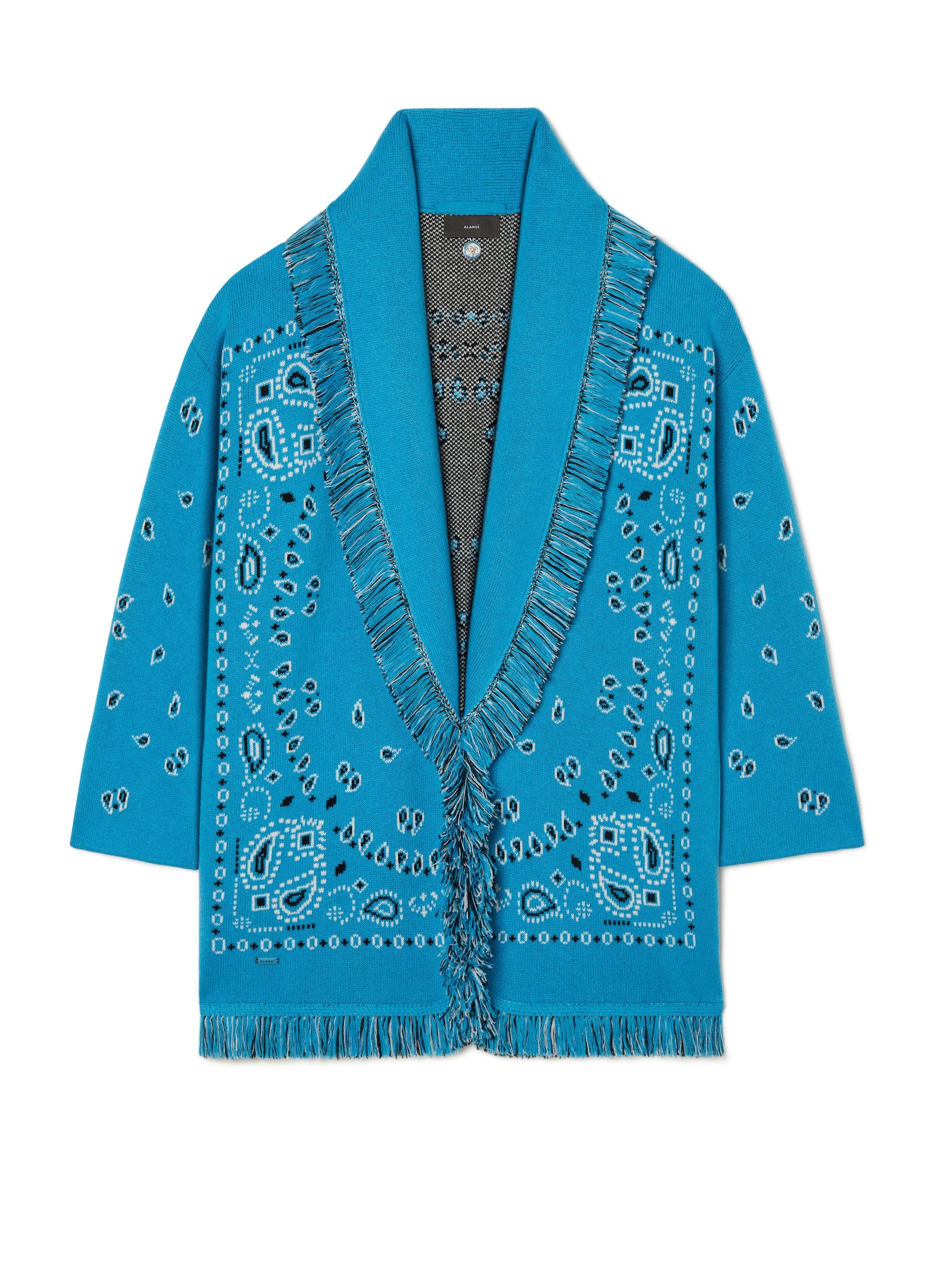 Bandana Jacquard Cardigan - 1