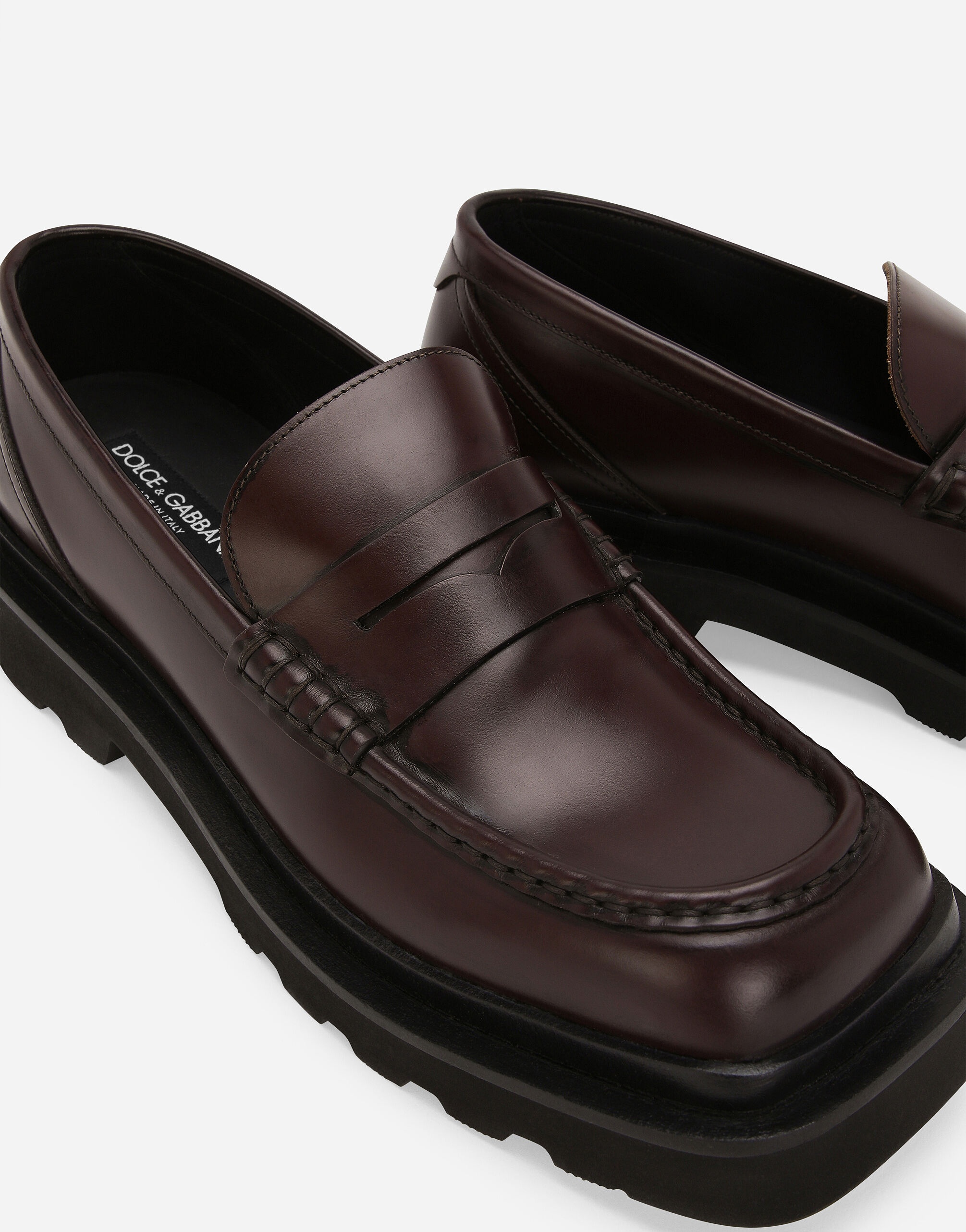 Calfskin loafers - 5