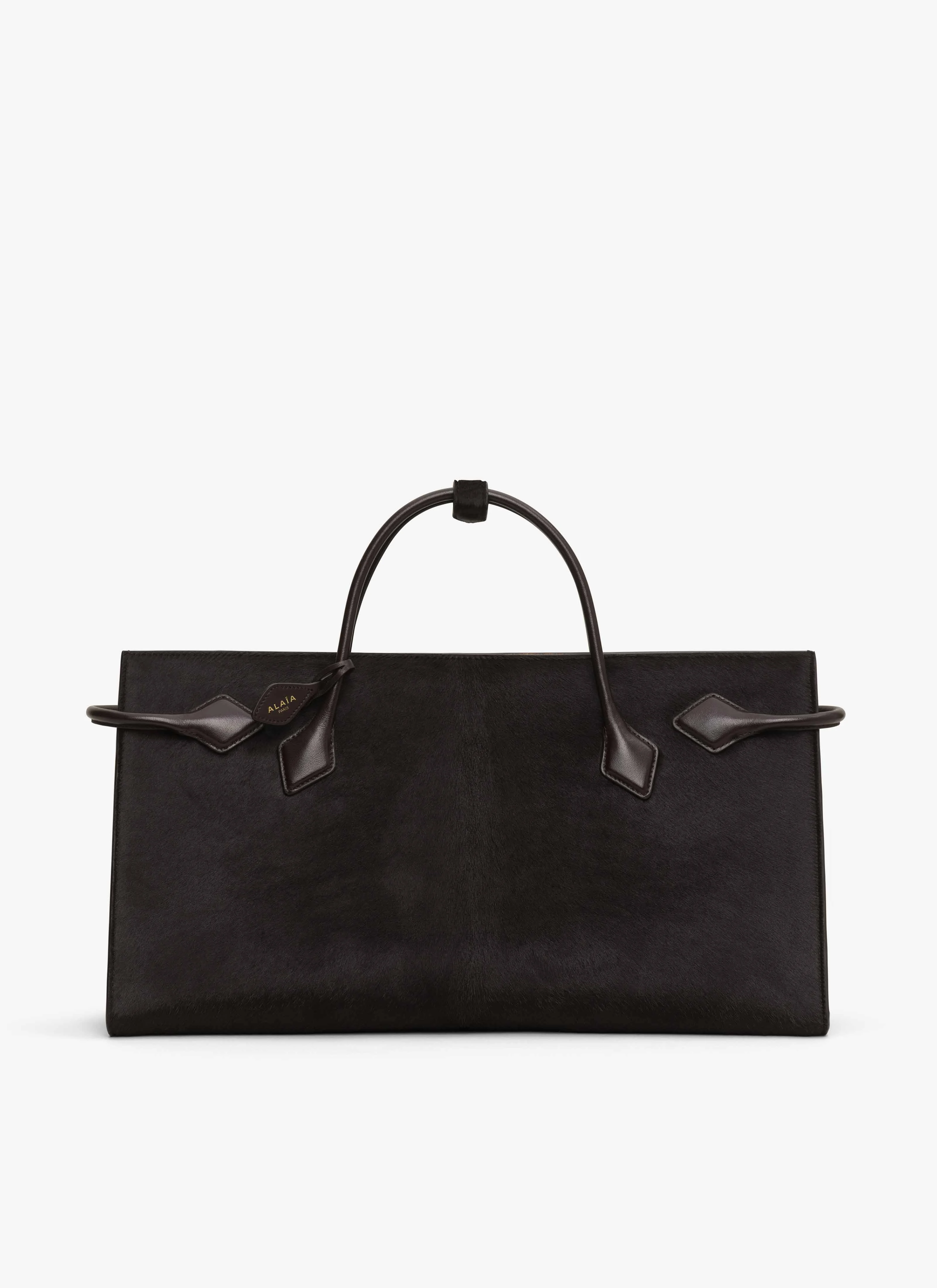 LE TECKEL TOTE BAG IN HAIRCALF LEATHER - 1