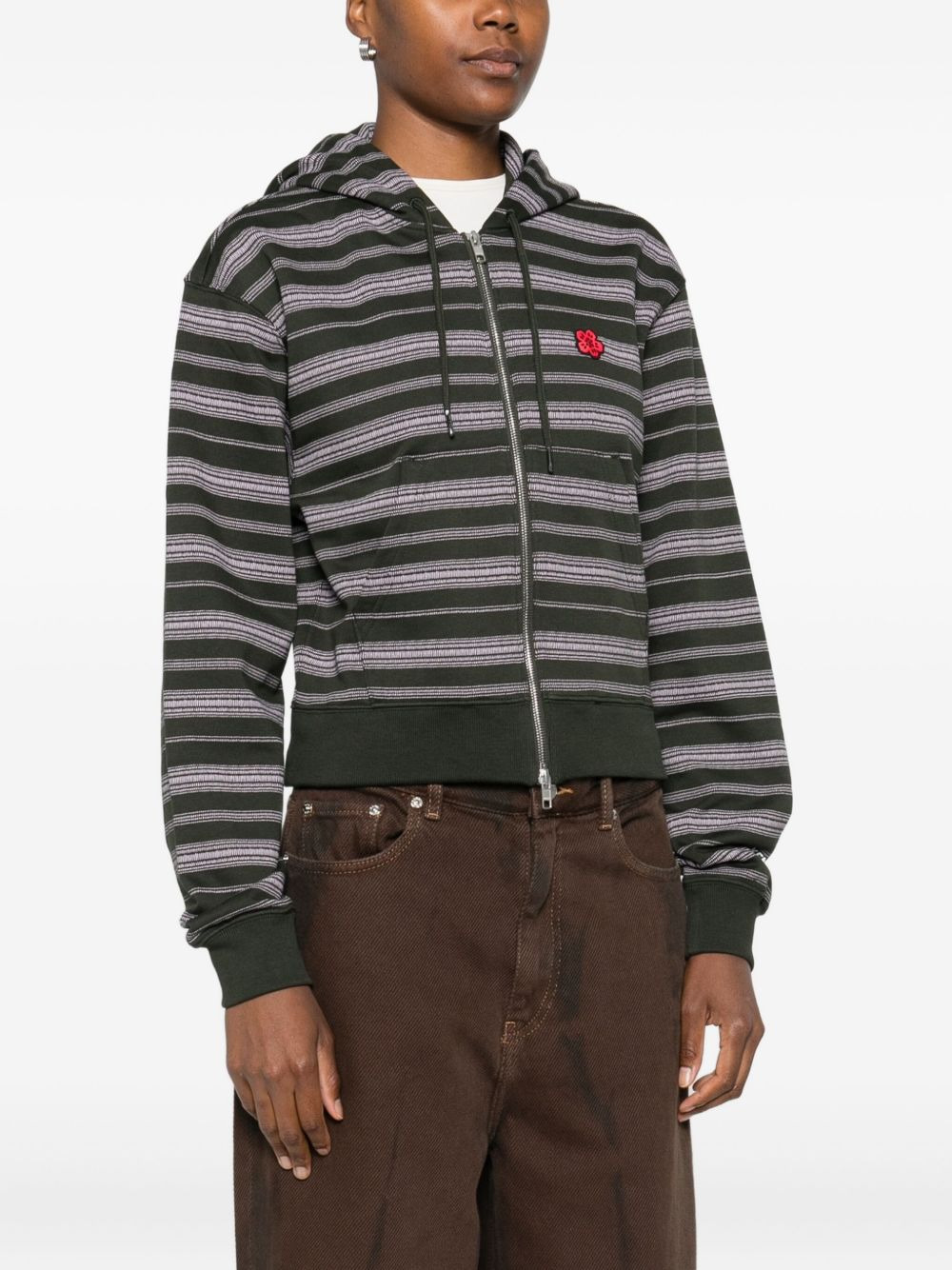 striped hoodie - 3