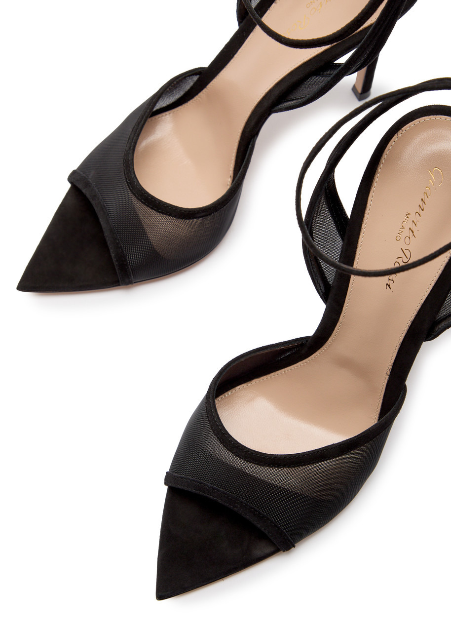 Gianvito Rossi Dorotea 120 Mesh Sandals - 3