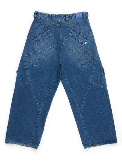 Marcelo Burlon County Of Milan wide-leg cargo jeans outlook
