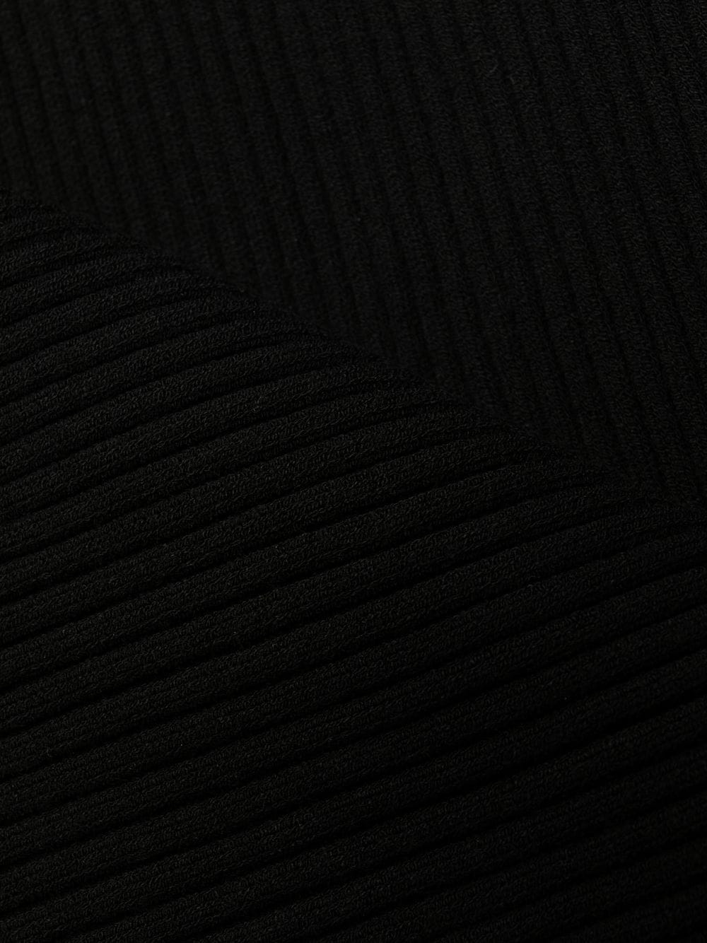rib-knit midi dress - 5
