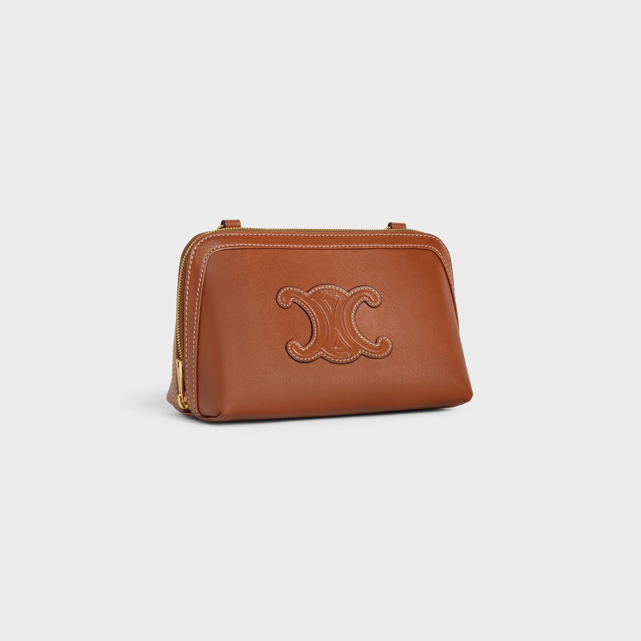 Clutch on Chain Cuir triomphe in smooth calfskin - 3
