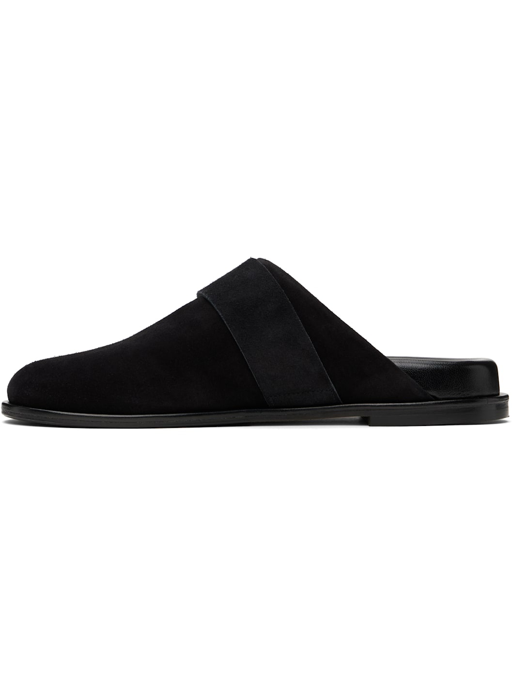 Black Finja Leather Slip-on Loafers - 3