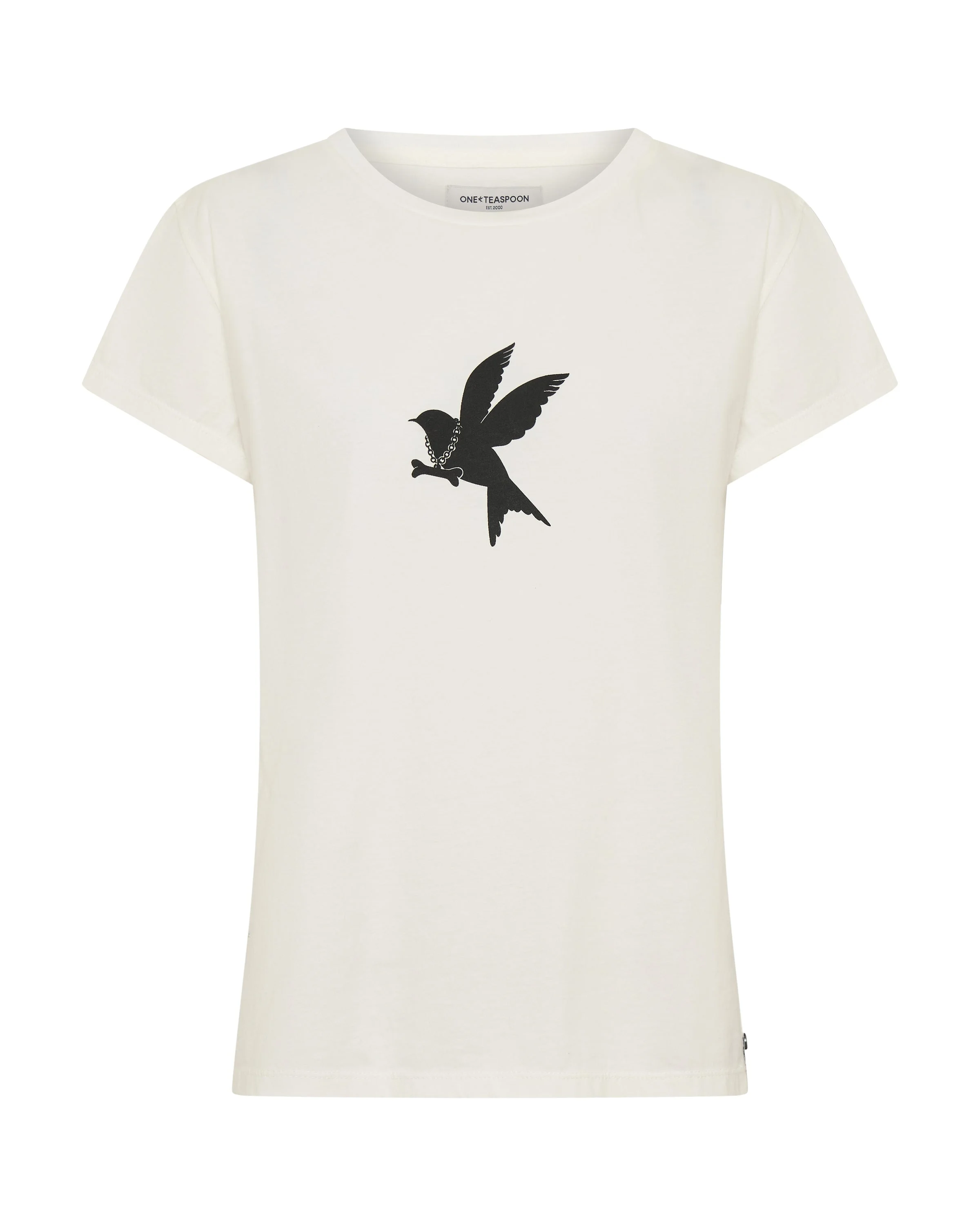 Classic Bird Tee - White - 1