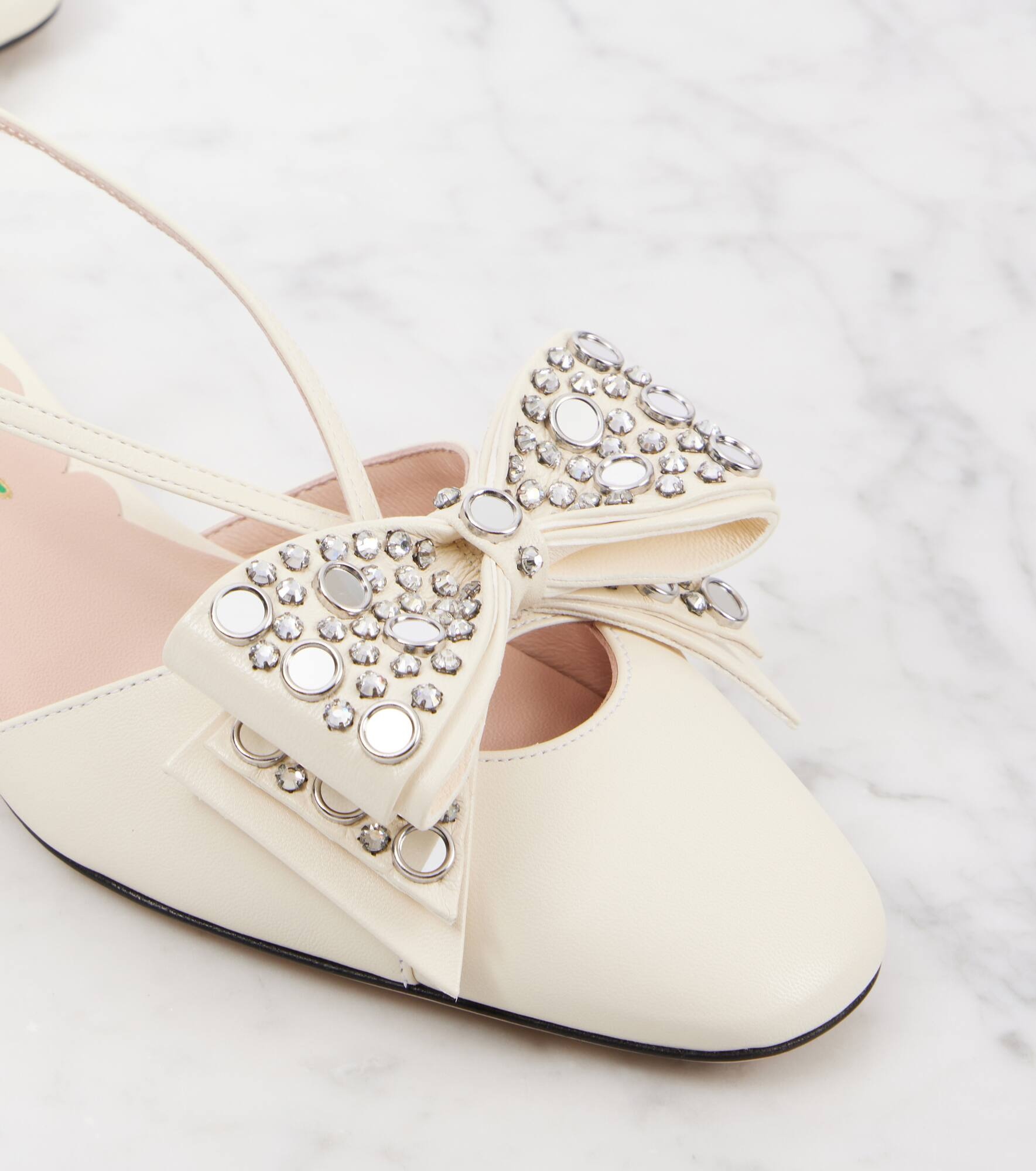 Bowow 45 embellished slingback pumps - 5