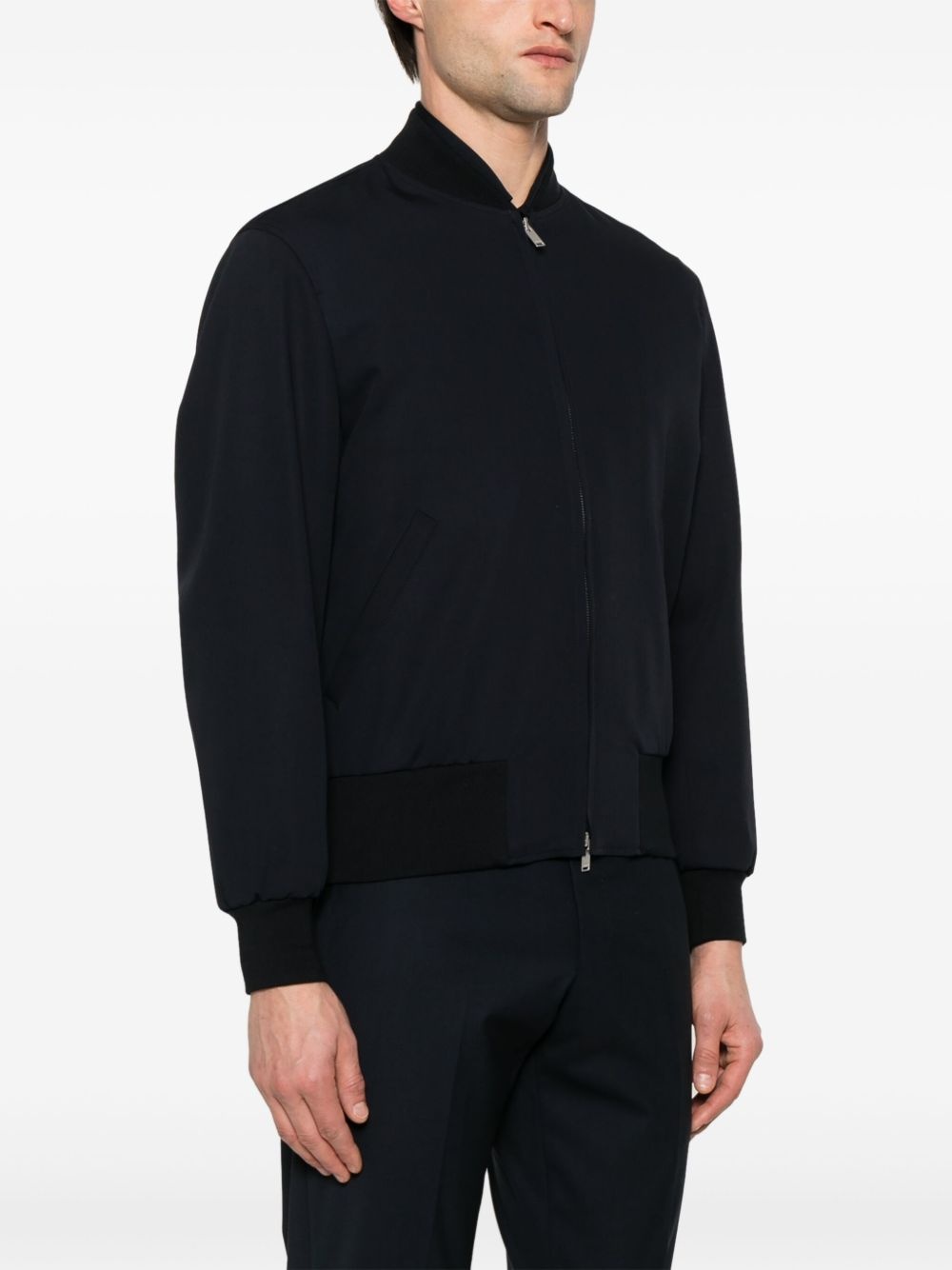 wool bomber jacket - 3