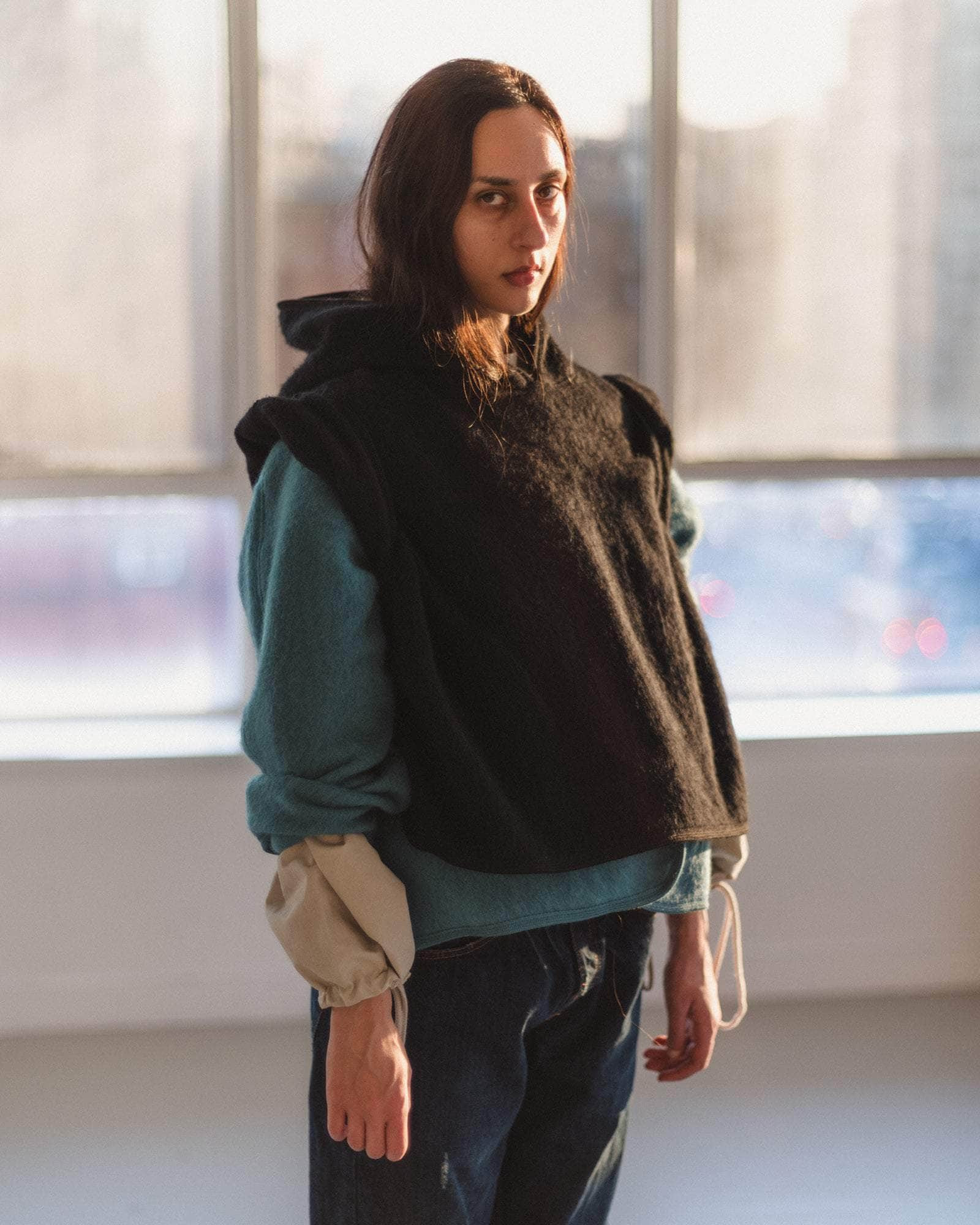 Fortu Hooded Vest - Brushed Wool - 6