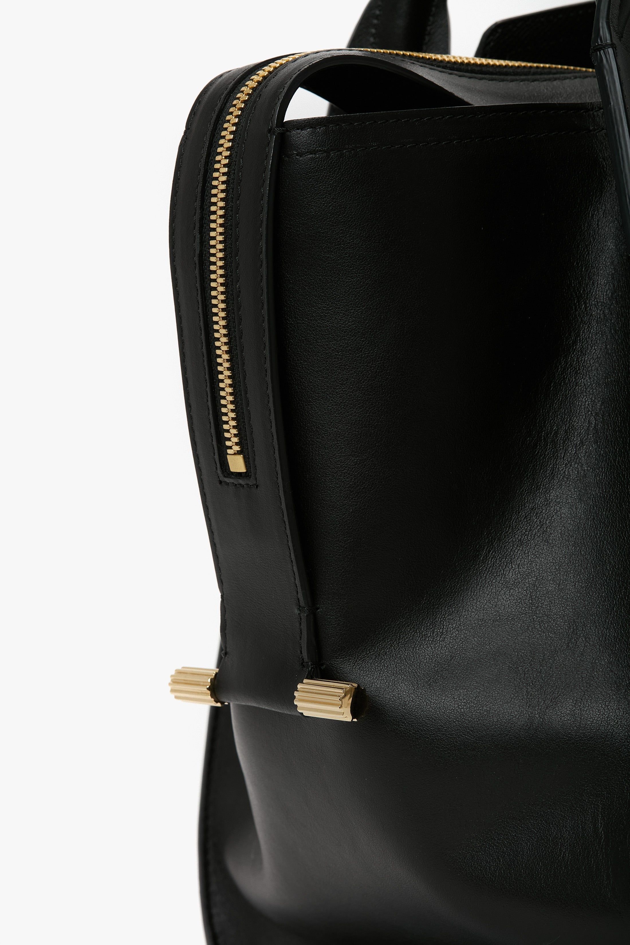 Victoria Bag In Black Grained Leather - 5
