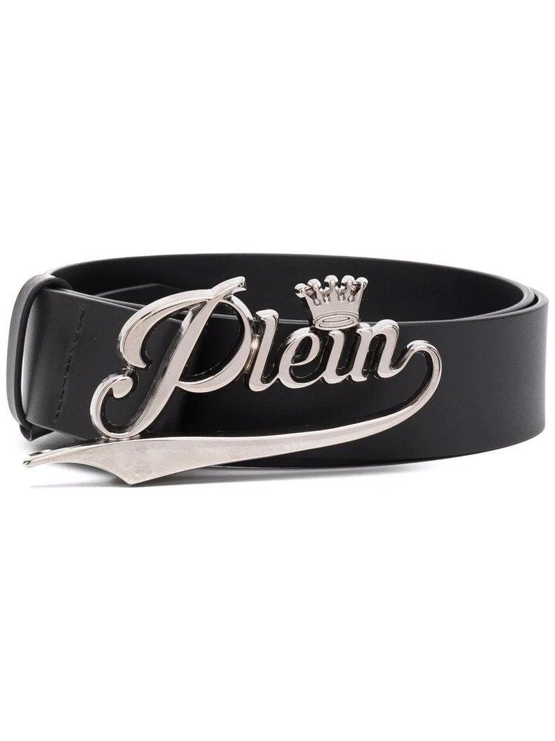 logo-buckle belt 1
