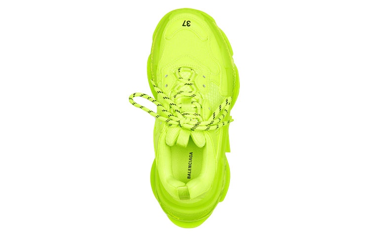 (WMNS) Balenciaga Triple S 'Fluo Yellow' 544351W2FF17320 - 5