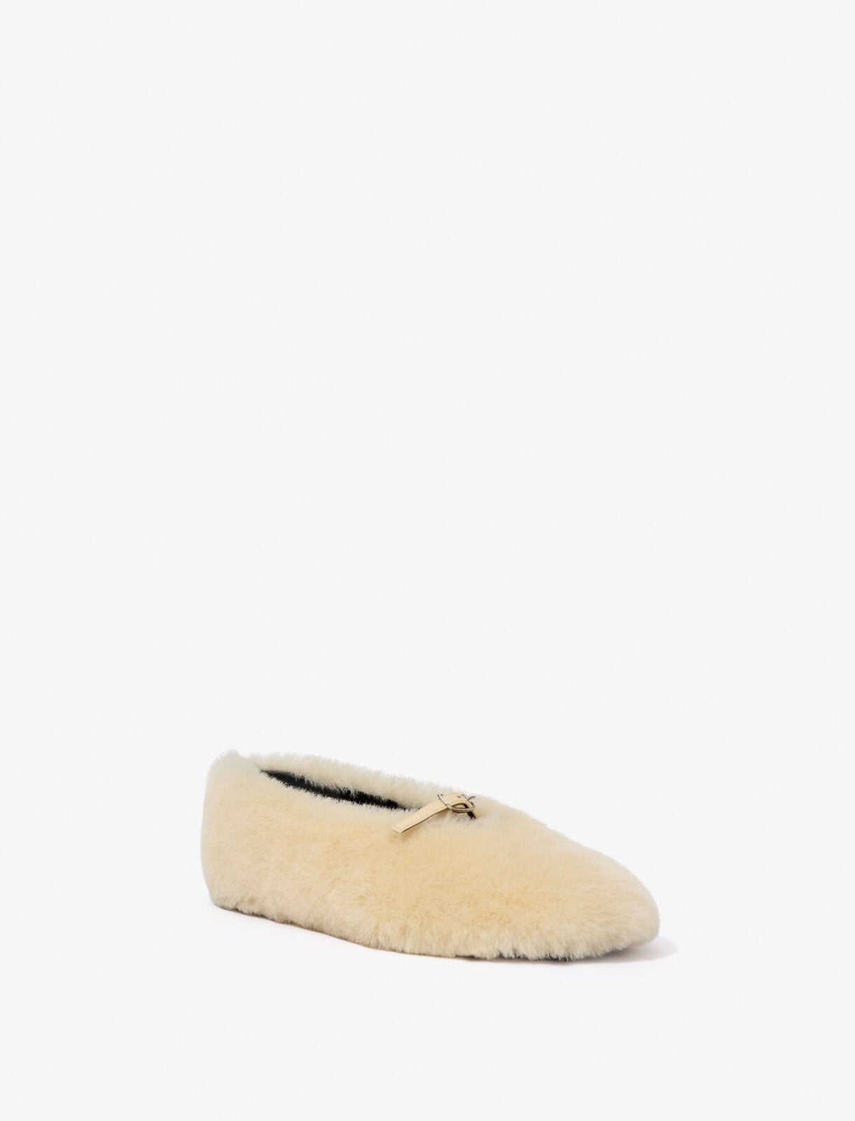 Tee Mary Jane Flats in Shearling - 2