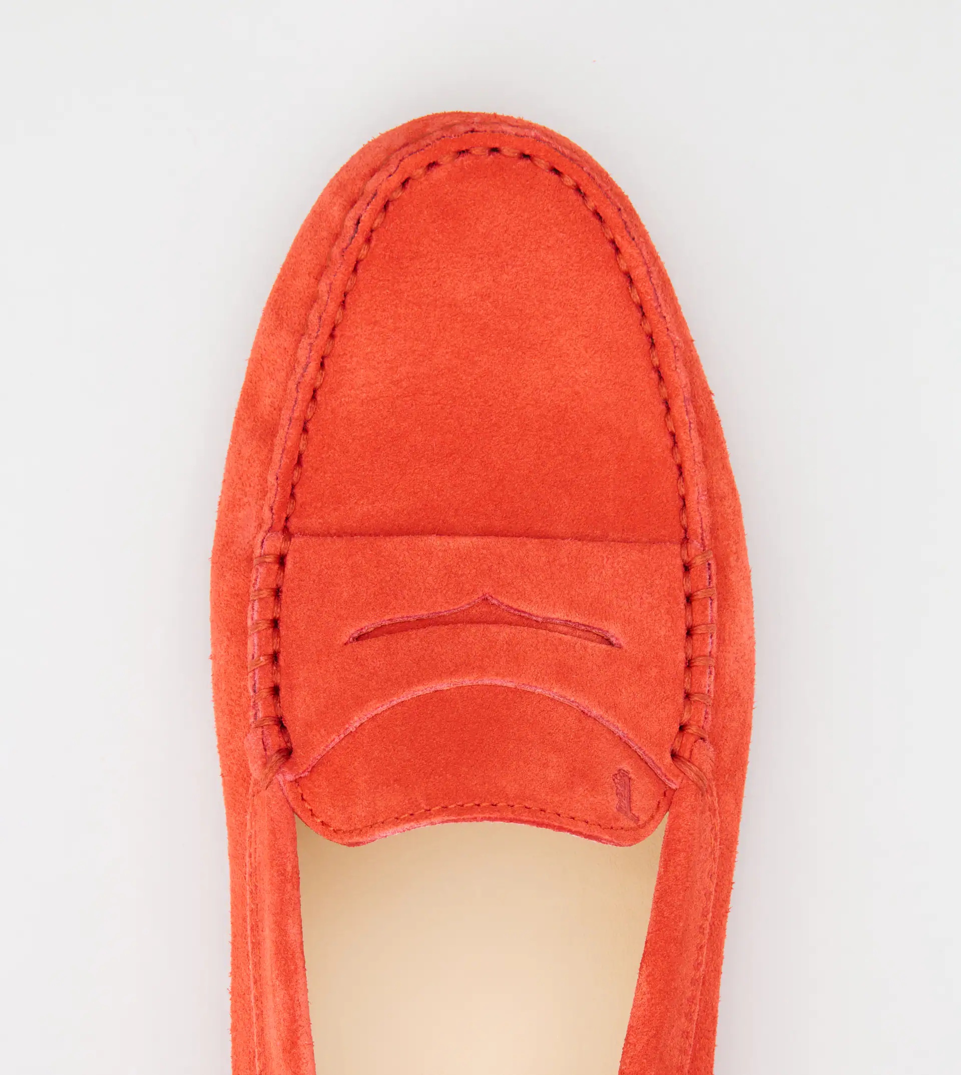 GOMMINO DRIVING SHOES IN SUEDE - RED - 4