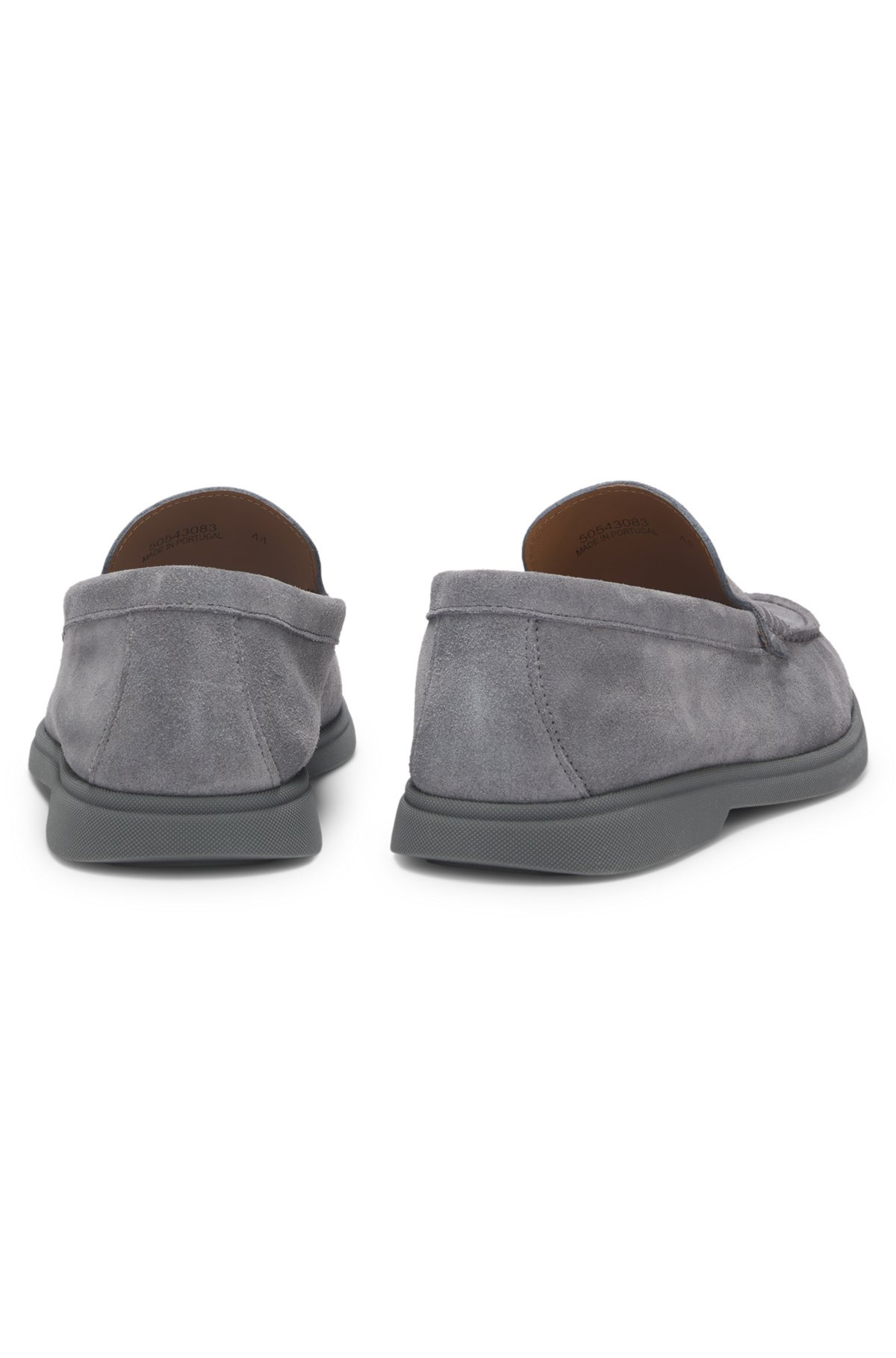 SUEDE LOAFERS WITH CONTRAST OUTSOLE - 5