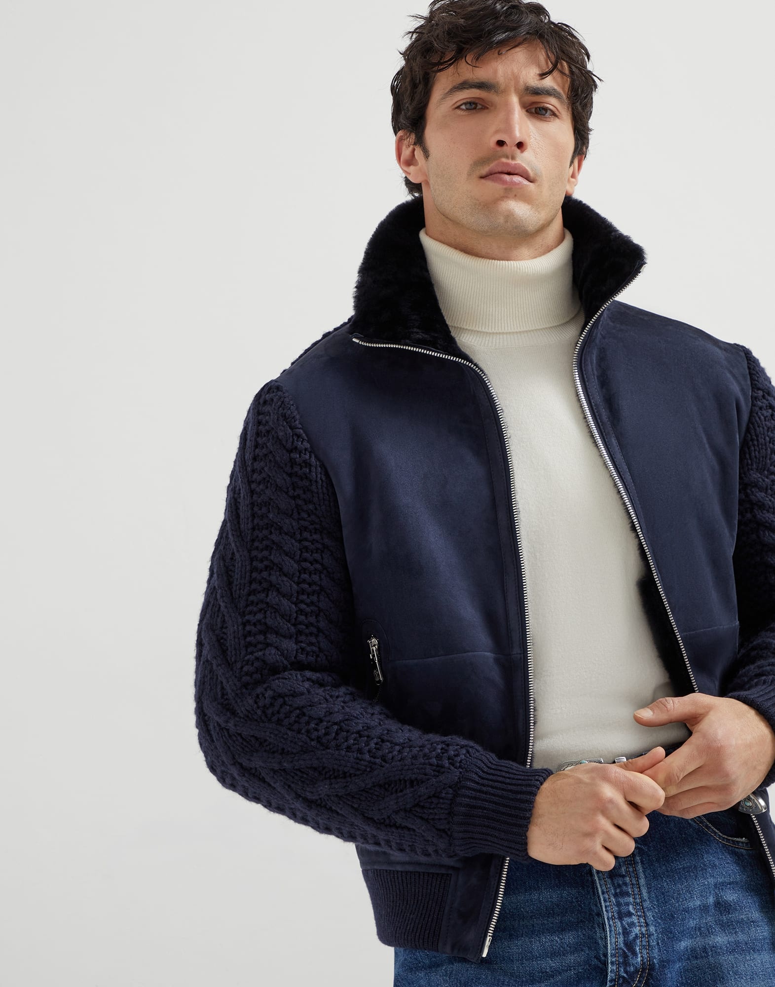 Cashmere turtleneck sweater - 4
