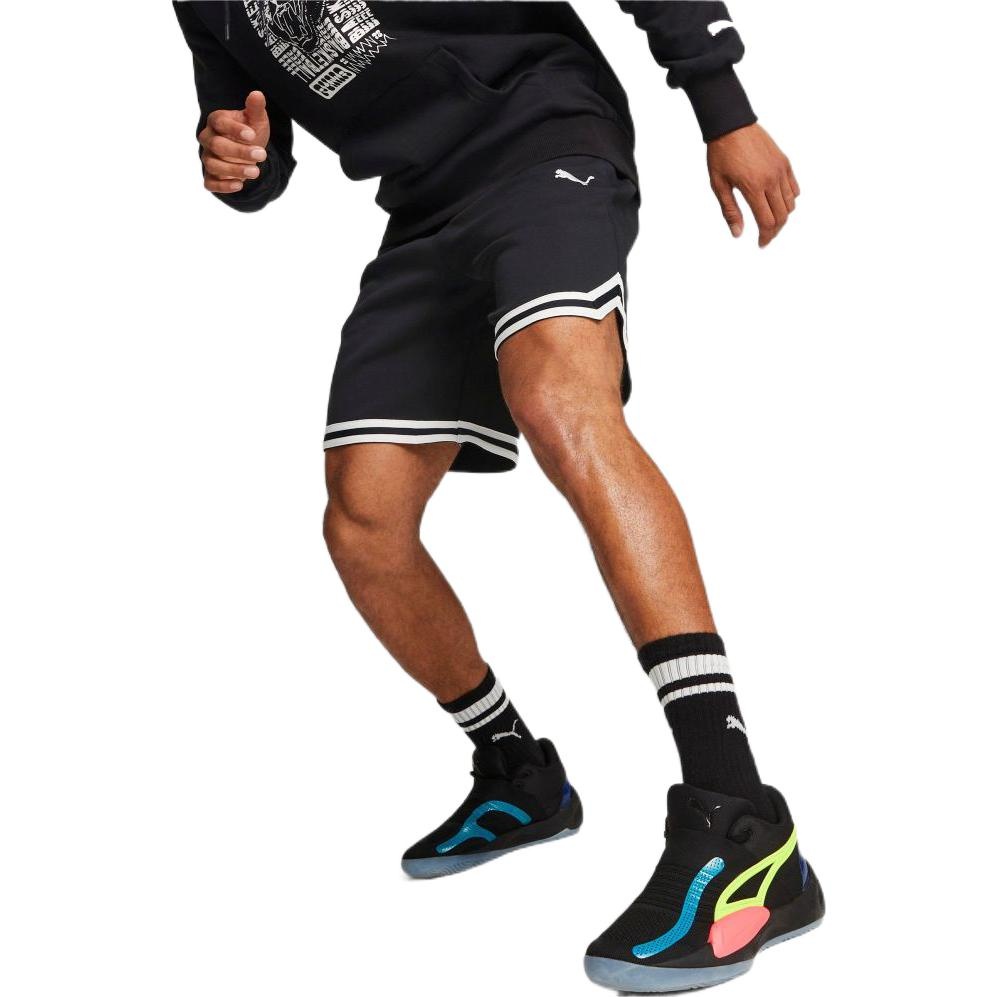PUMA Logo Automatic Basketball Shorts 'Black' 536134-01 - 4