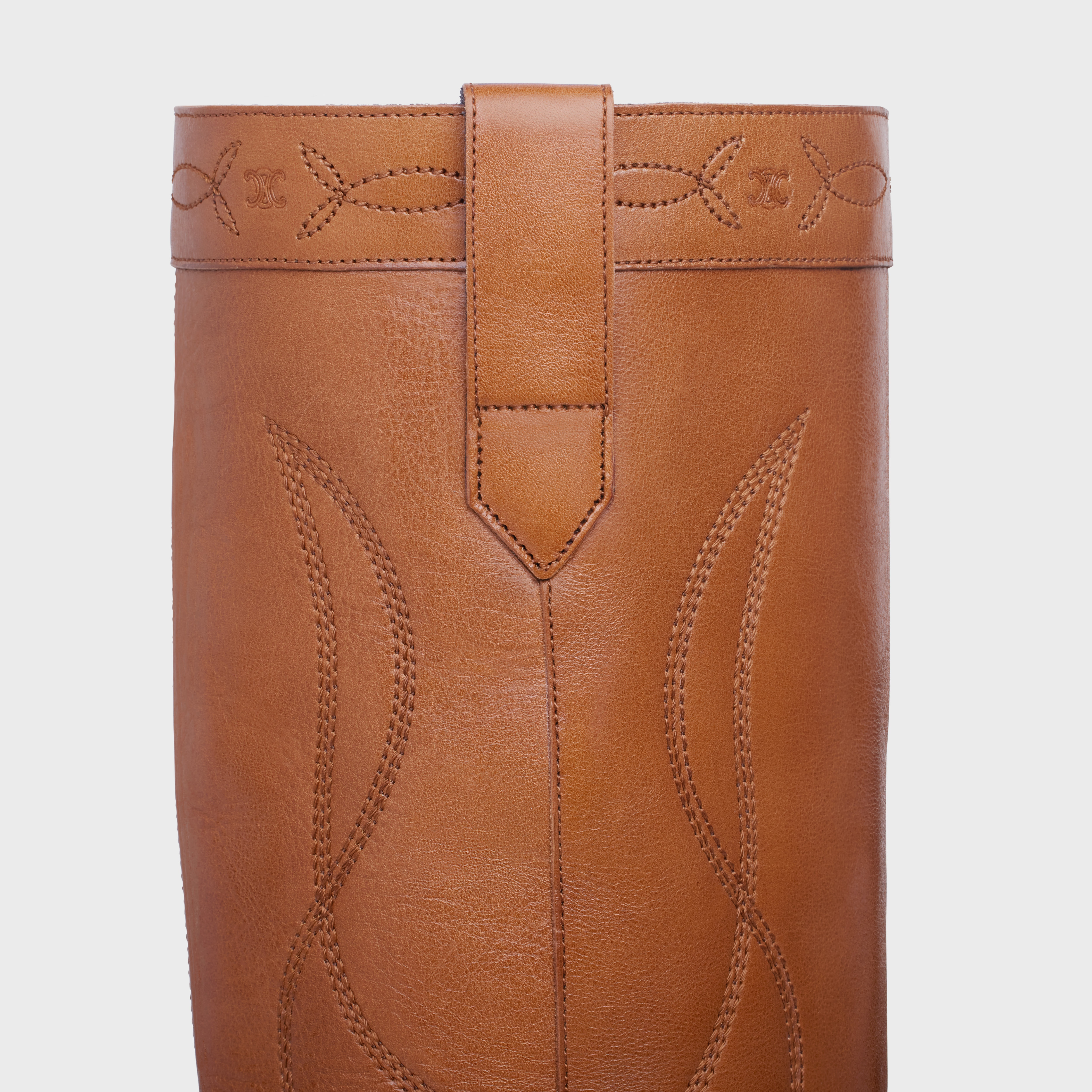 High boot Western Boots in Calfskin - 5