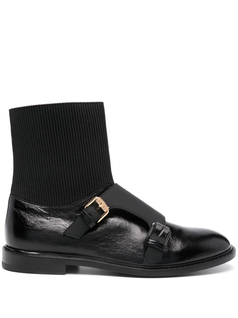 buckle-detail ankle boots - 1