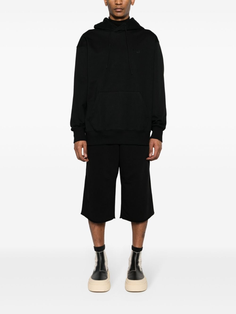 Logo-Appliquéd Mesh Hoodie - 3