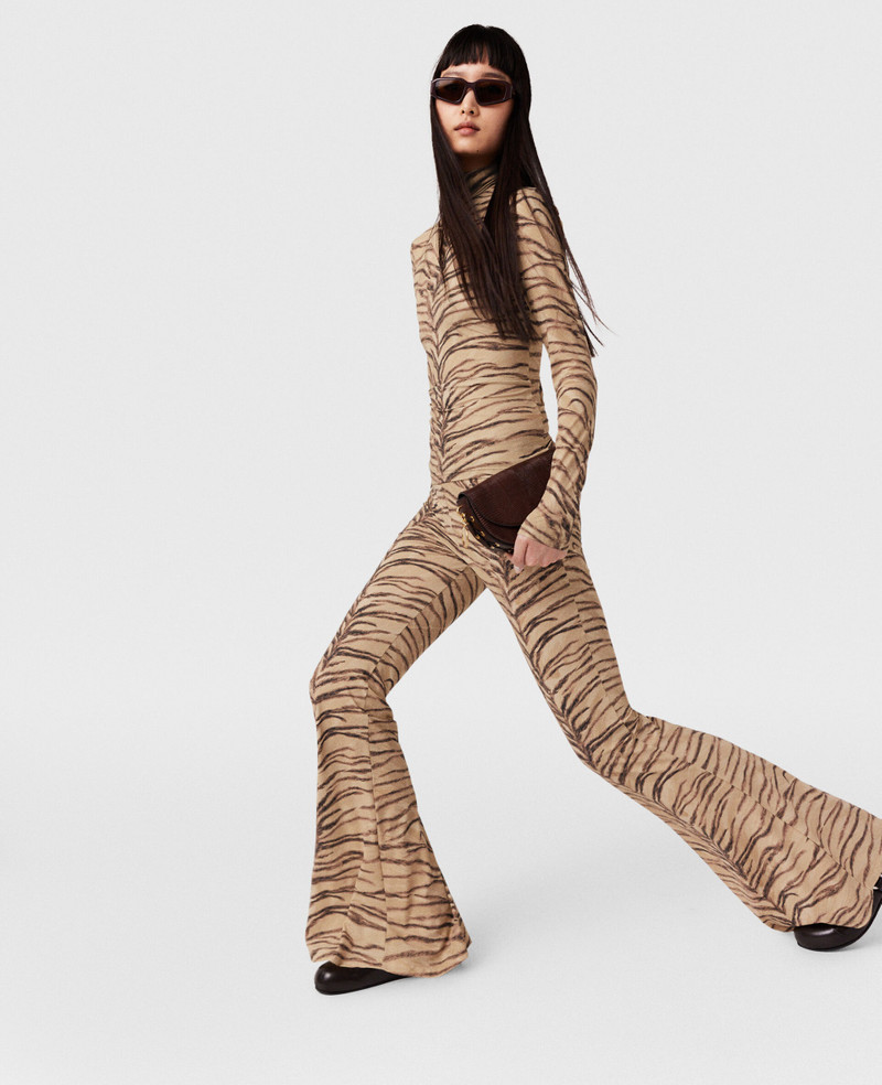 Stella McCartney Tiger Print High-Neck Top outlook