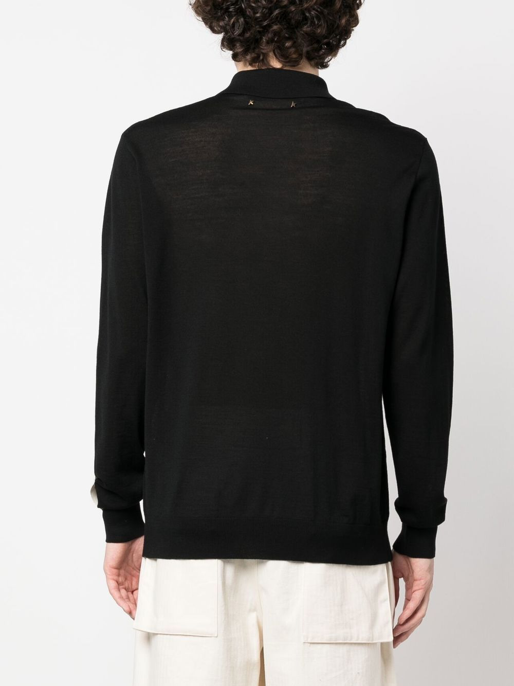 Golden Goose Men Long-Sleeved Polo Shirt - 5