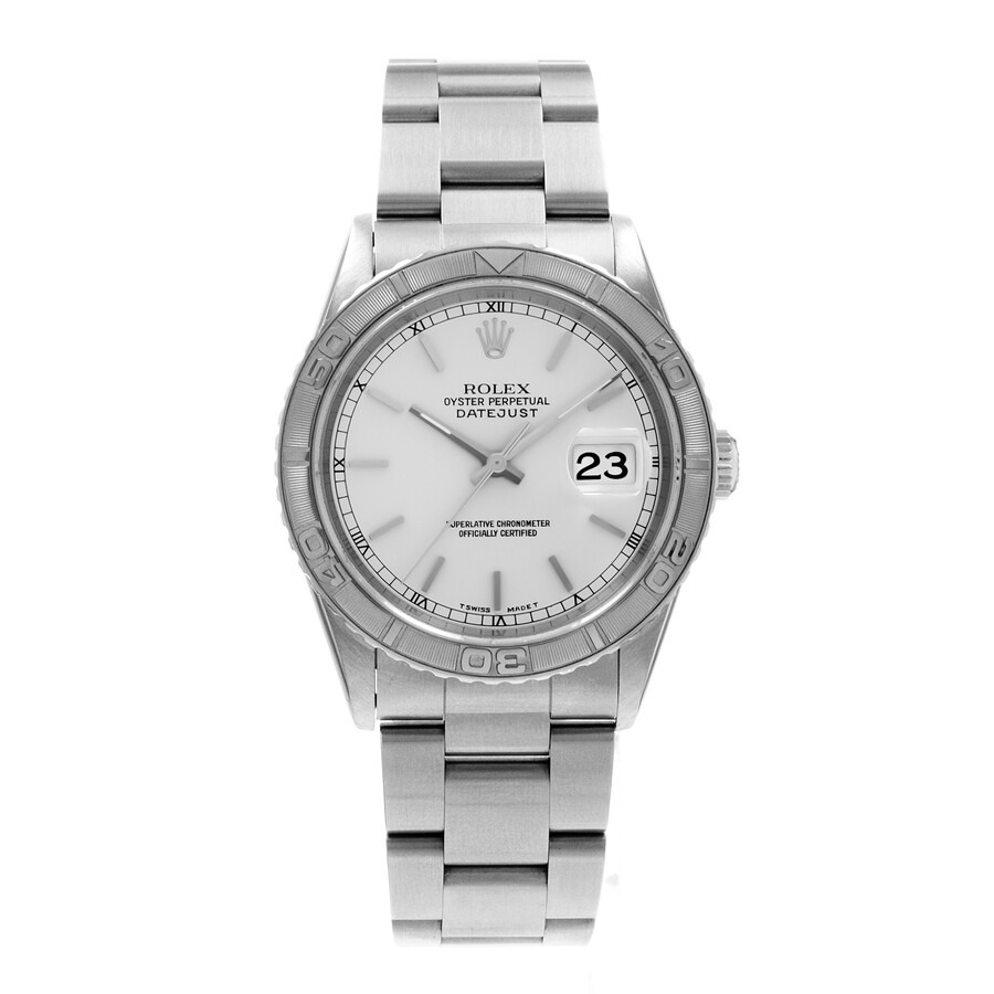Pre-owned Rolex Datejust 36 Automatic Chronometer Silver Dial Men's Watch 16264 SSO - 2