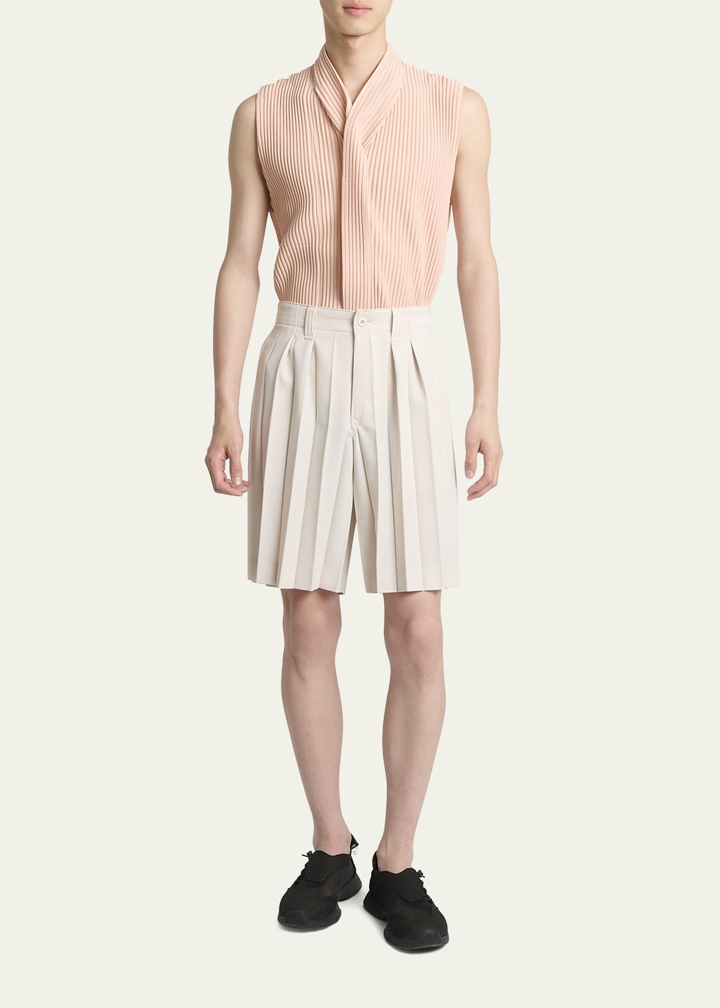 Men's Edge Ensemble Pleated Shorts - 2