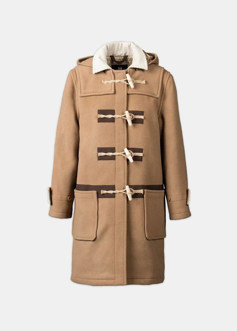 Women's Collared Alison Duffle Coat Camel 1