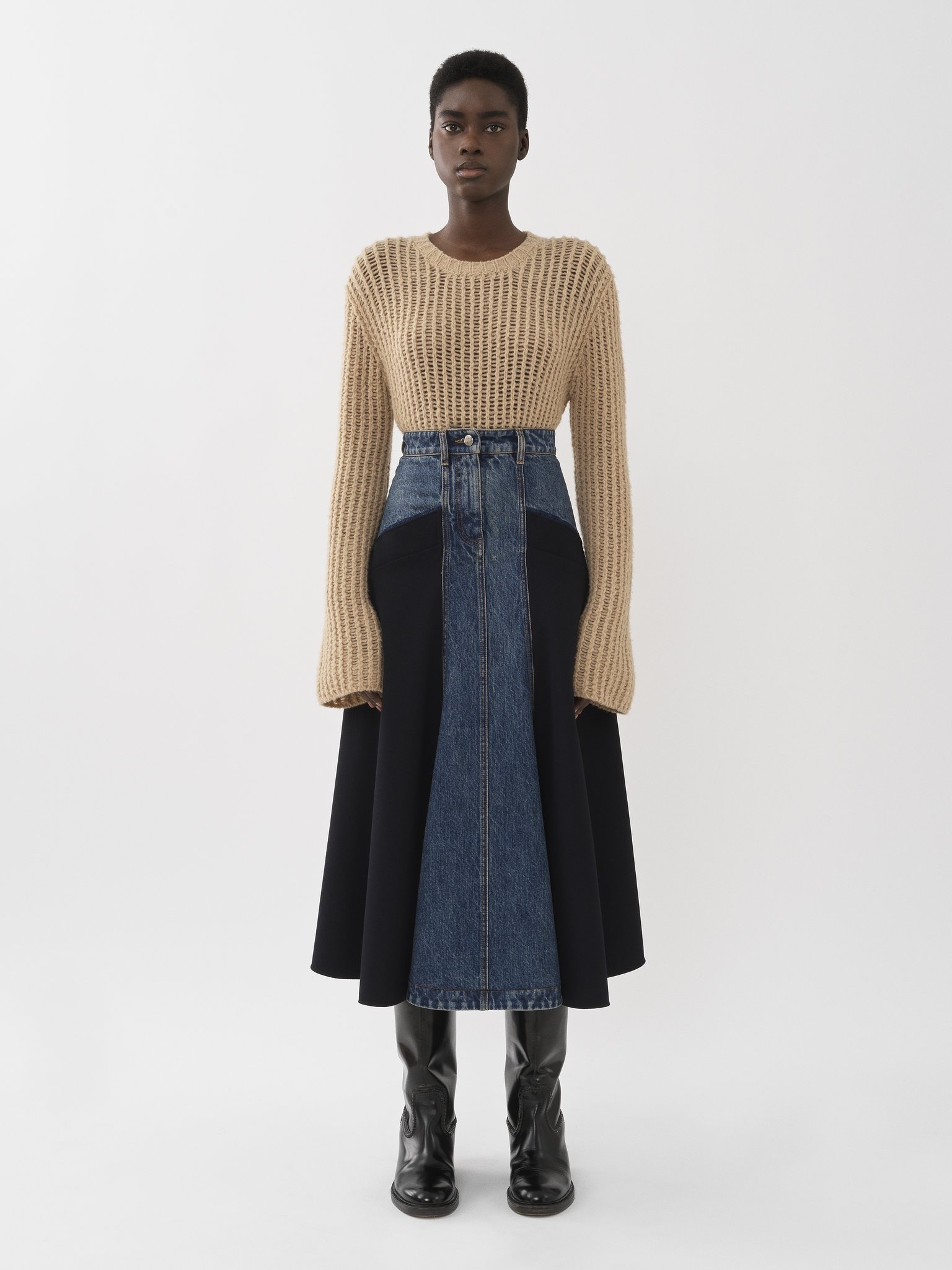 AMPLE CREW-NECK SWEATER - 4