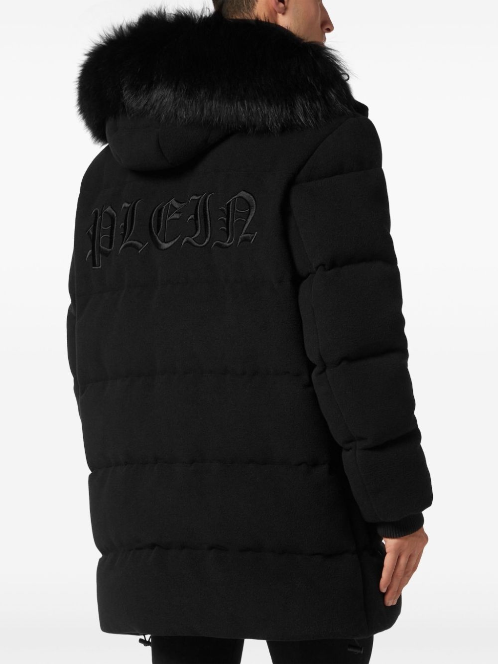 faux-fur hooded jacket - 4