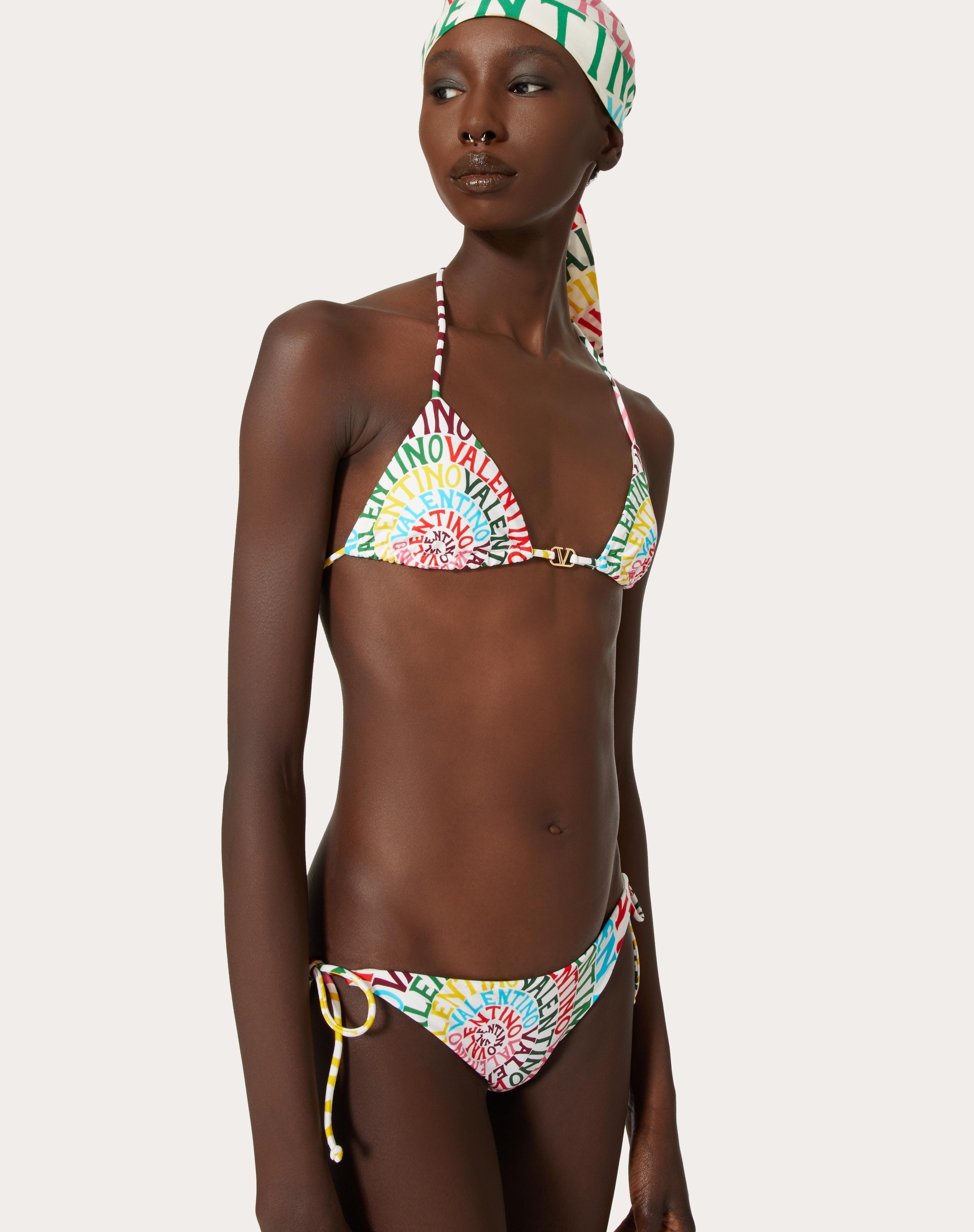 VALENTINO LOOP LYCRA BIKINI - 5