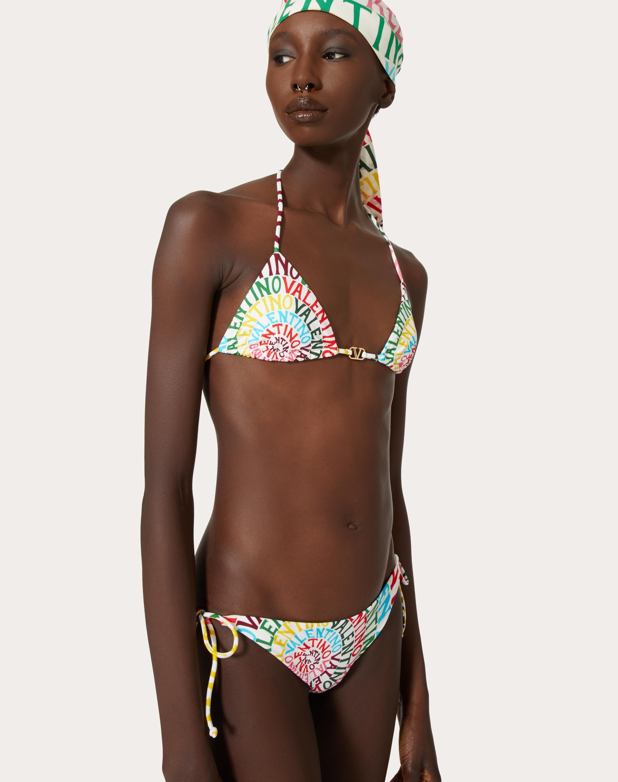 Valentino VALENTINO LOOP LYCRA BIKINI REVERSIBLE