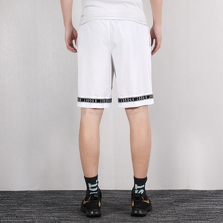 Air Jordan Alphabet Sports Basketball Shorts White AJ1109-100 - 6