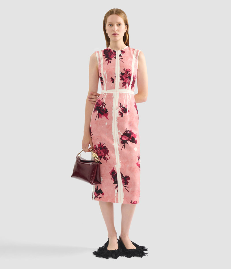 SLEEVELESS PENCIL MIDI DRESS 1