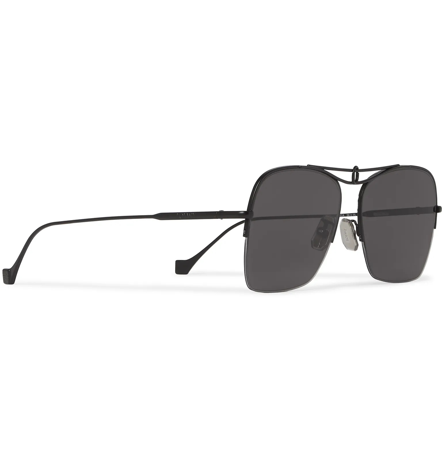 Aviator-Style Metal Sunglasses - 2