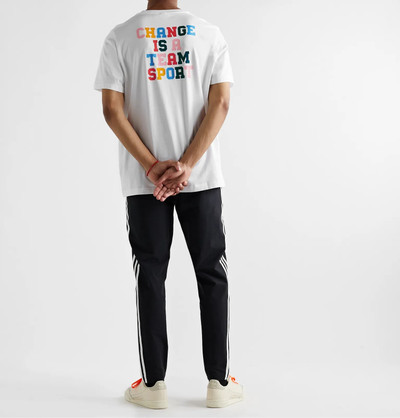 adidas Originals Logo-Embroidered Printed Cotton-Jersey T-Shirt outlook