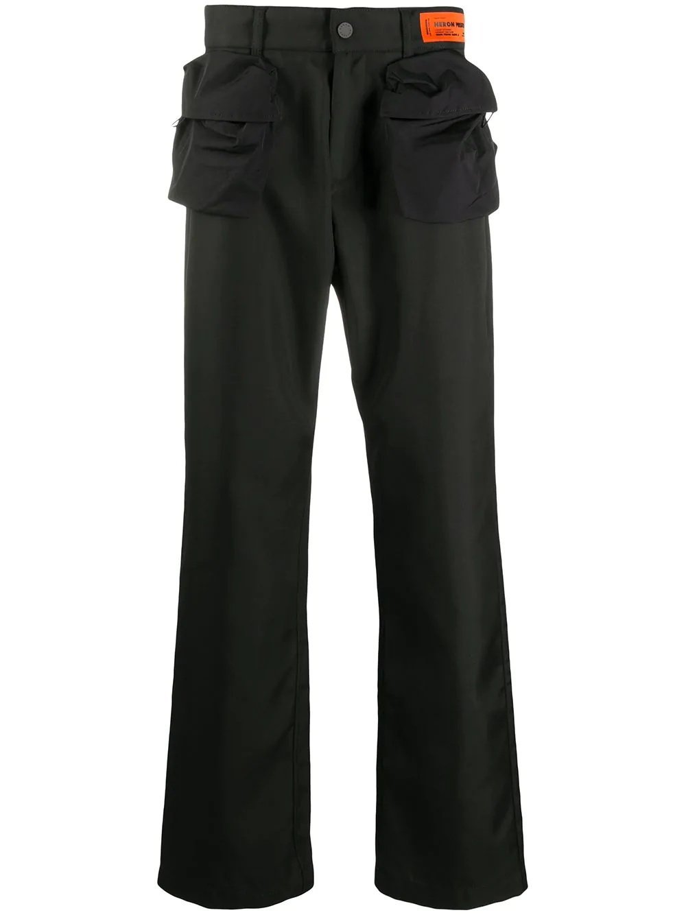 tailored contrast pocket trousers - 1