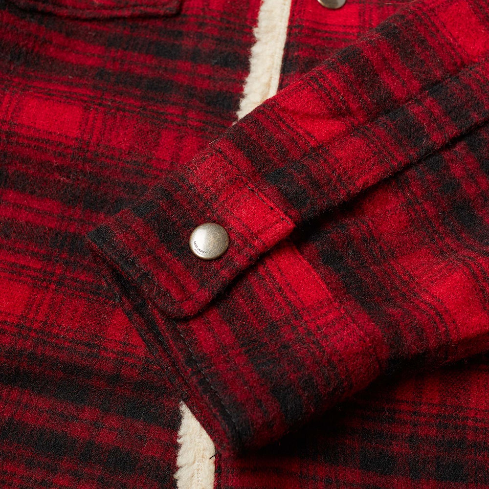 Saint Laurent Checked Western Shirt - 4