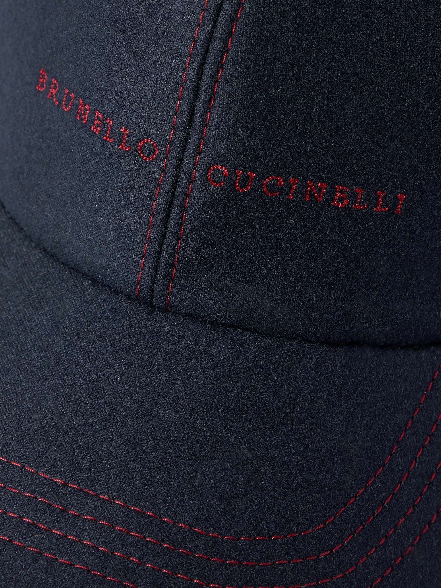 Logo-Embroidered Cashmere and Silk-Blend Baseball Cap - 4