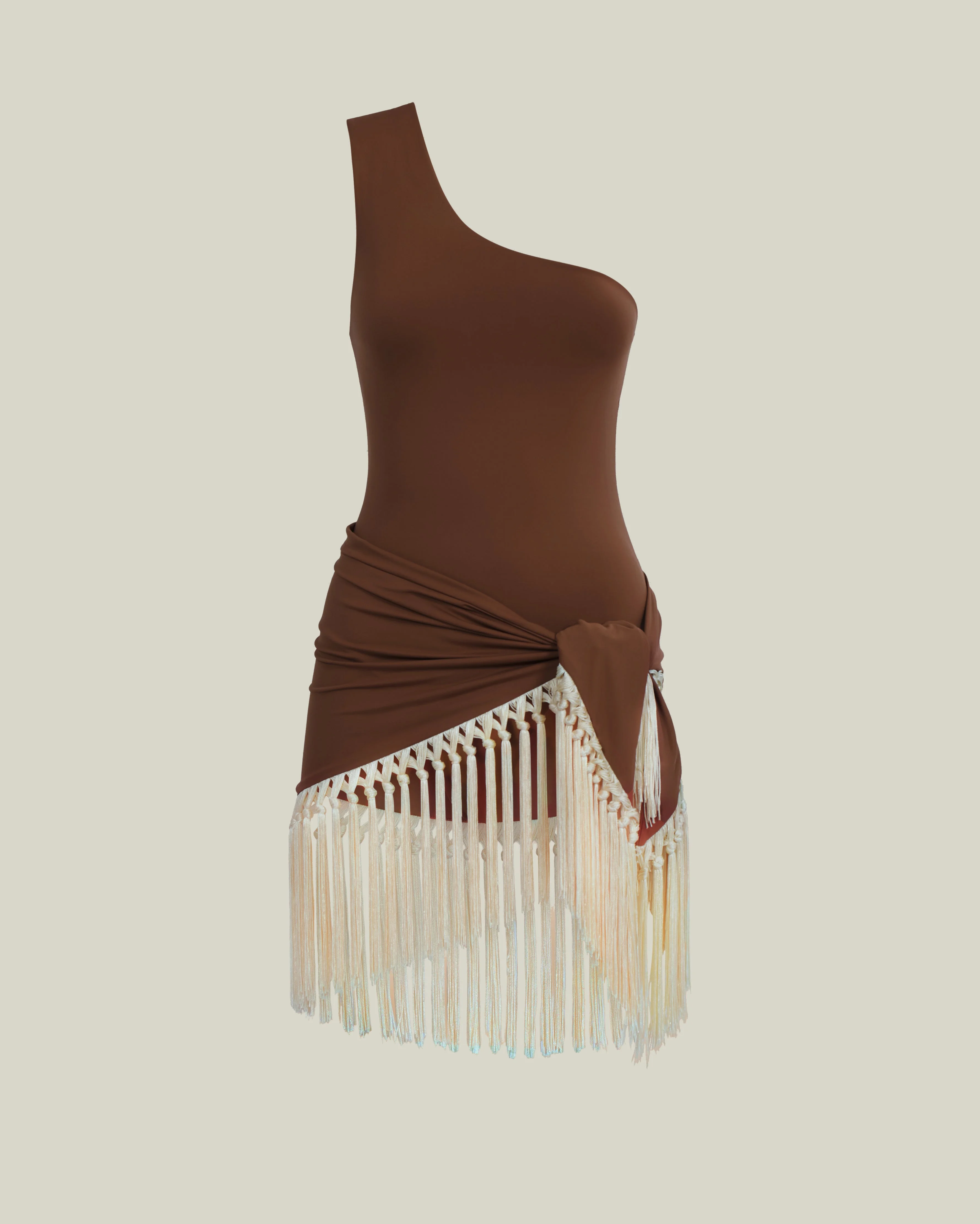 Yacare Swimsuit in Fume-Ivory - 1