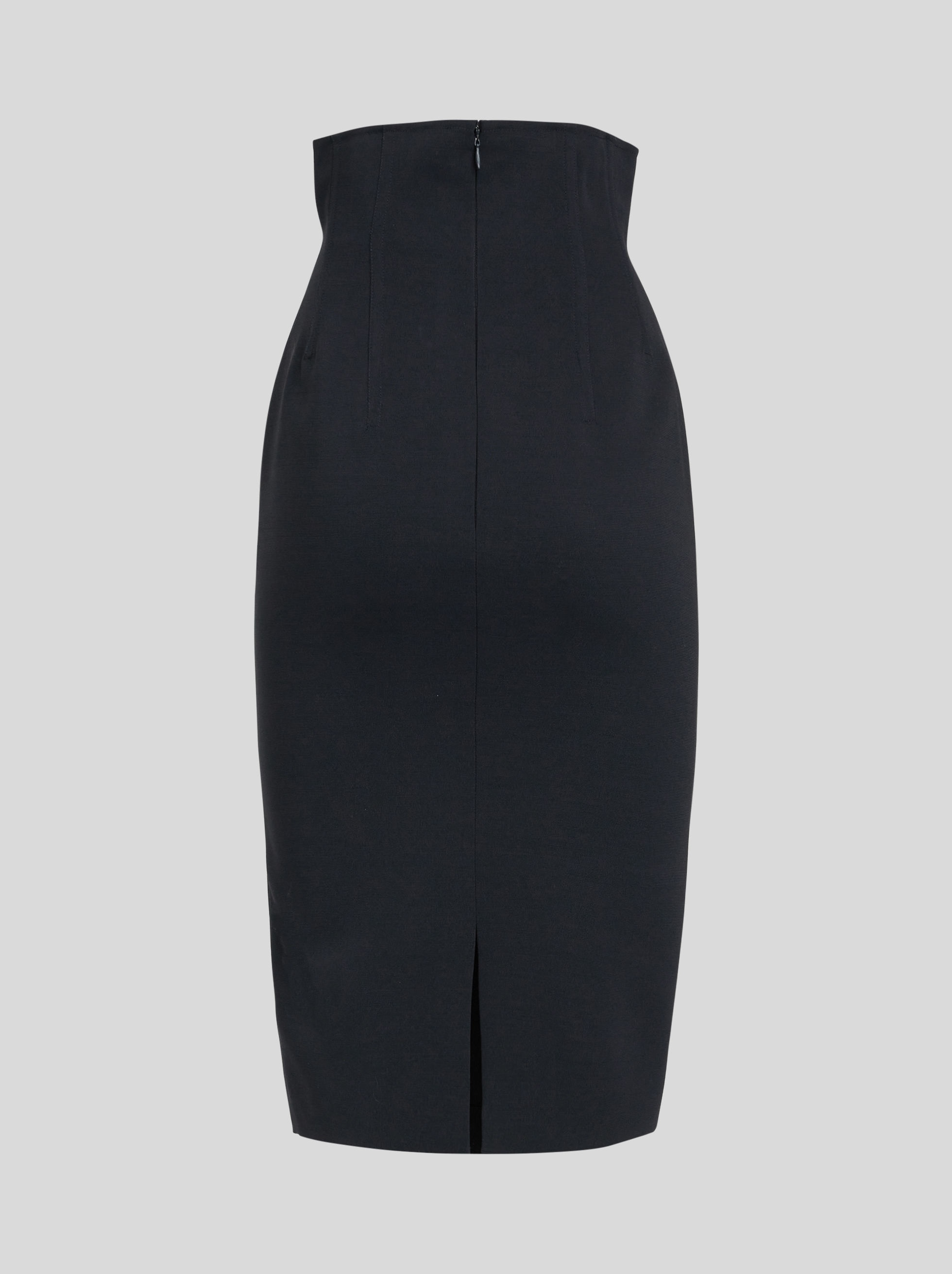 HIGH WAIST MIDI SKIRT - 5