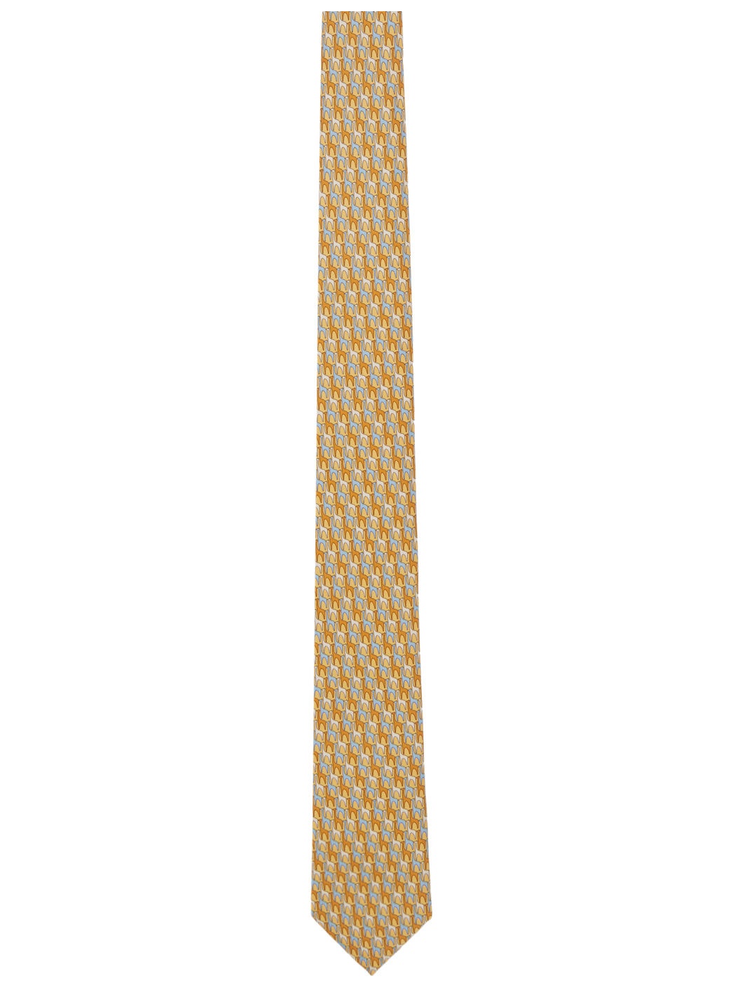 Yellow Silk Tie - 1