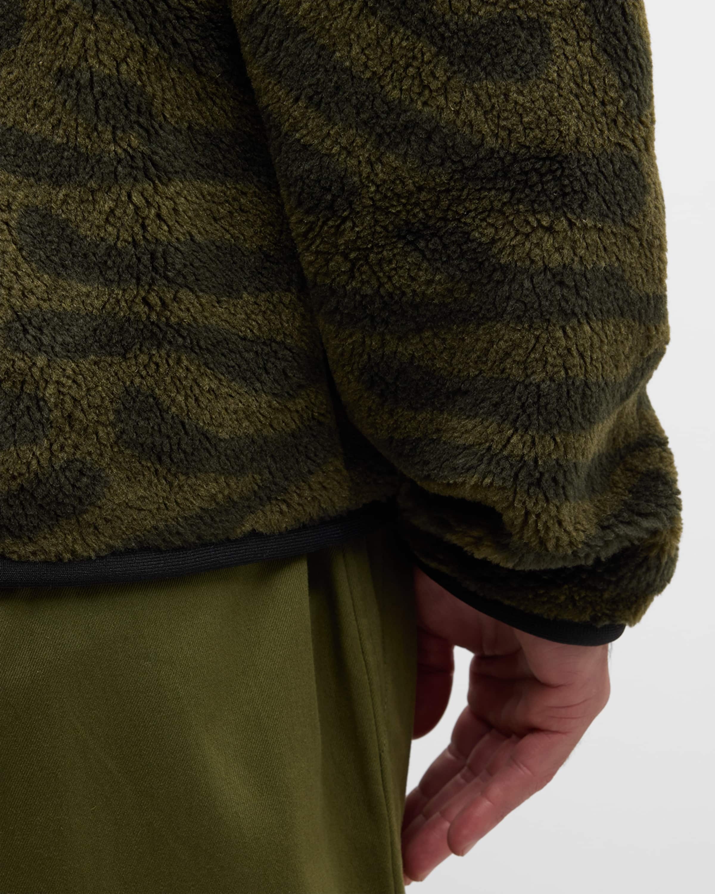 x Salehe Bembury Men's Abstract Fleece Zip Sweatshirt - 5