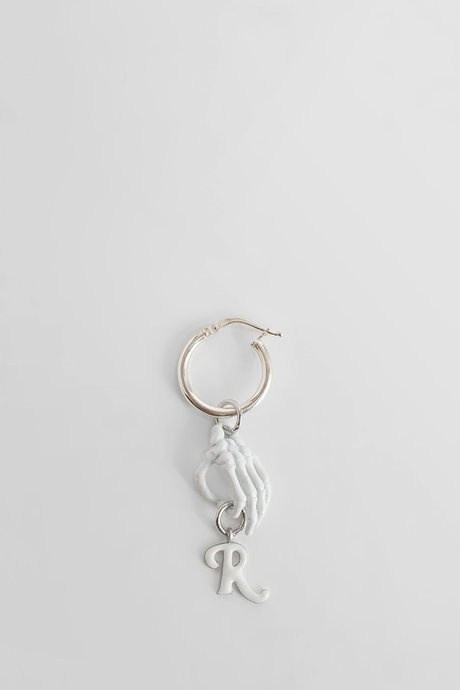 Raf simons white skeleton hand earring - 1