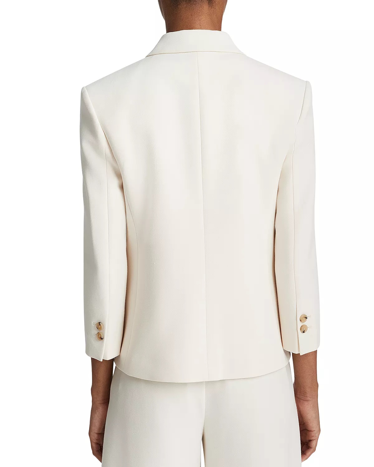 Shrunken One Button Blazer - 3
