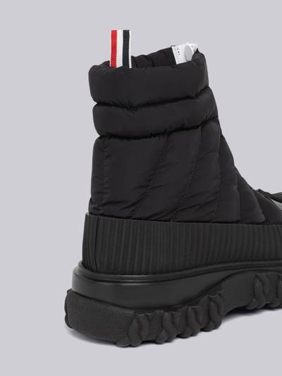 Thom Browne Poly Twill Quilted Zip Up Duck Boot outlook