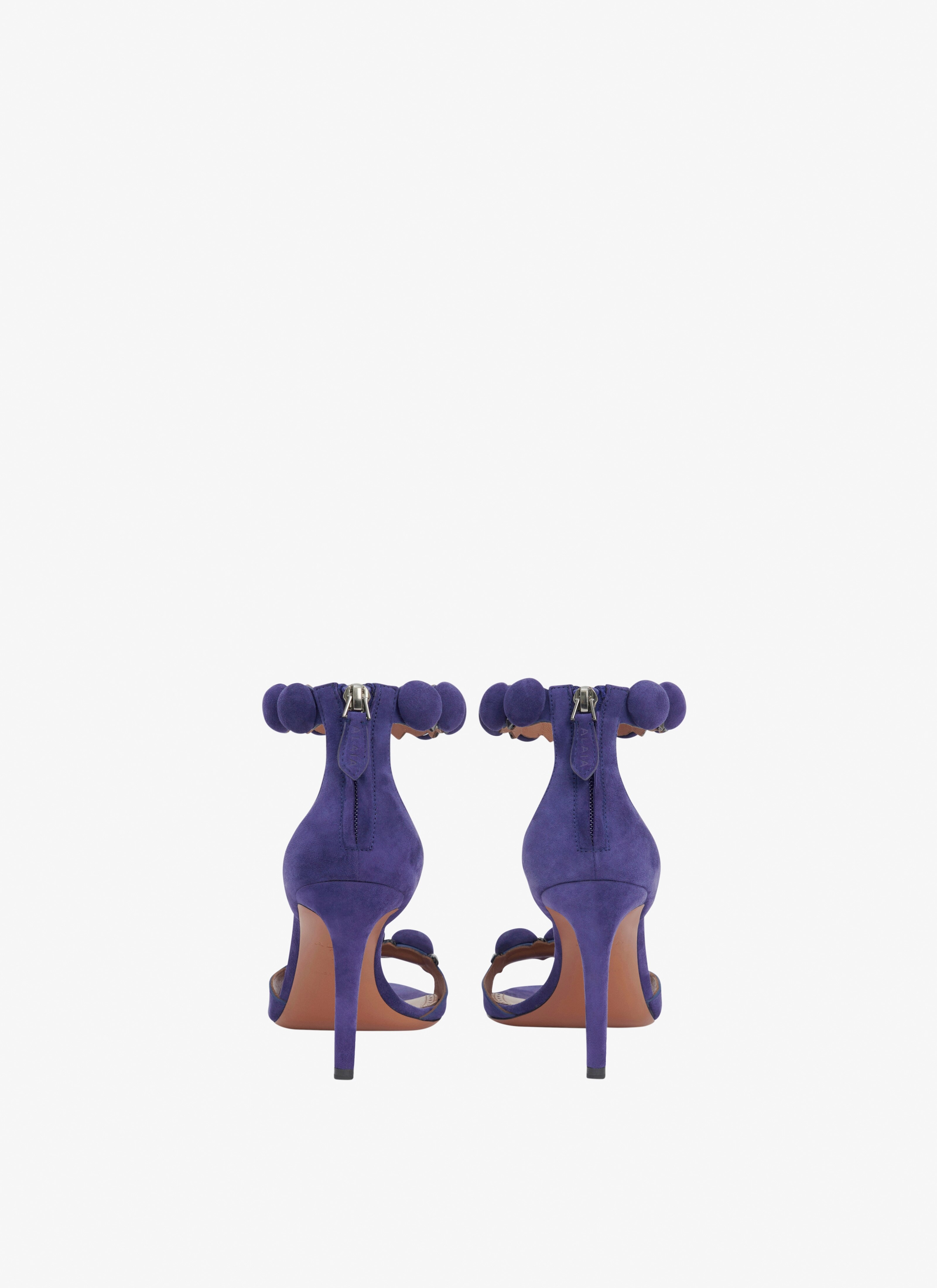 BOMBE SANDALS IN SUEDE GOATSKIN - 3
